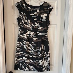 Banana Republic Monochrome Patterned Mini Dress